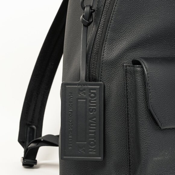 Louis Vuitton Takeoff Black Leather LV Monogram Backpack - Picture 6 of 14